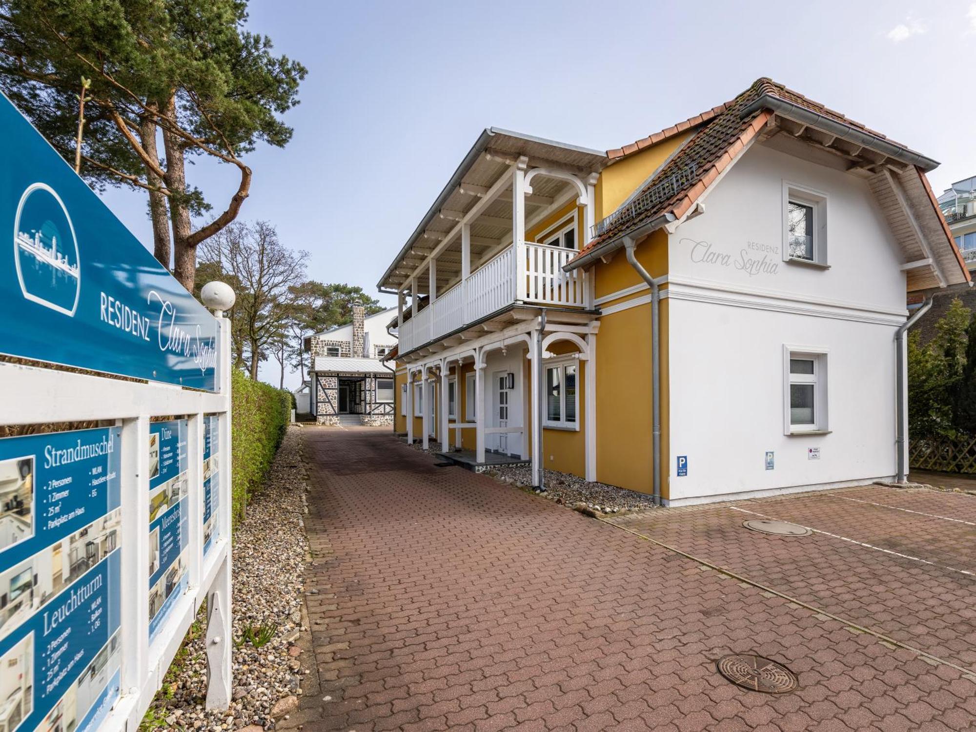 Ferienwohnung Meeresrauschen In Der Residenz Clara Sophia Binz Esterno foto